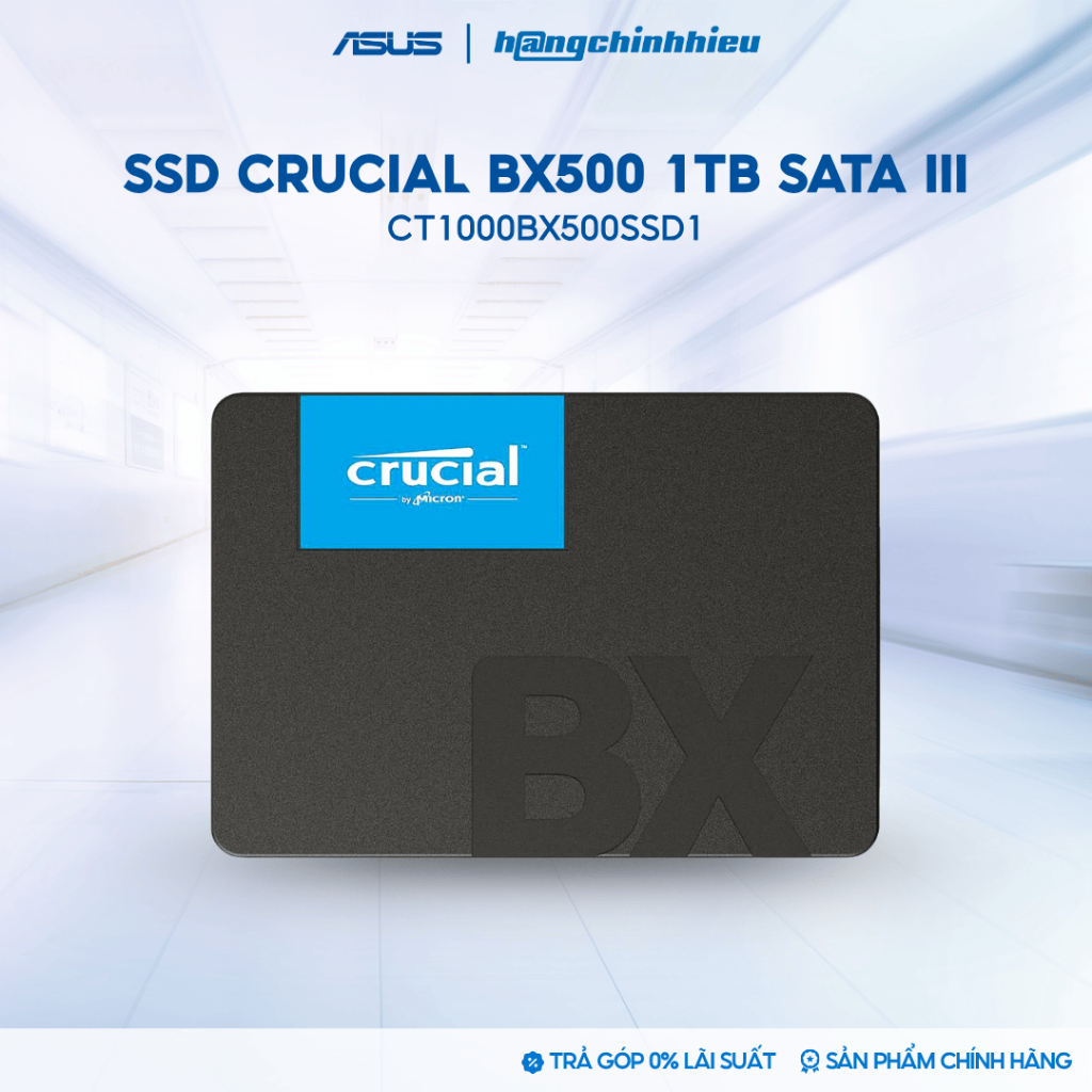 Ổ Cứng SSD Crucial BX500 1TB SATA III 2.5 inch - CT1000BX500SSD1