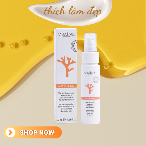 TINH CHẤT LÀM SẠCH, HỖ TRỢ GIẢM THÂM NÁM OSAINE AHA PEELING 50ML