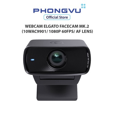 Thiết bị ghi hình/ Webcam Elgato Facecam MK.2 (10WAC9901/ 1080p 60fps/ AF Lens) - Bảo hành 24 tháng