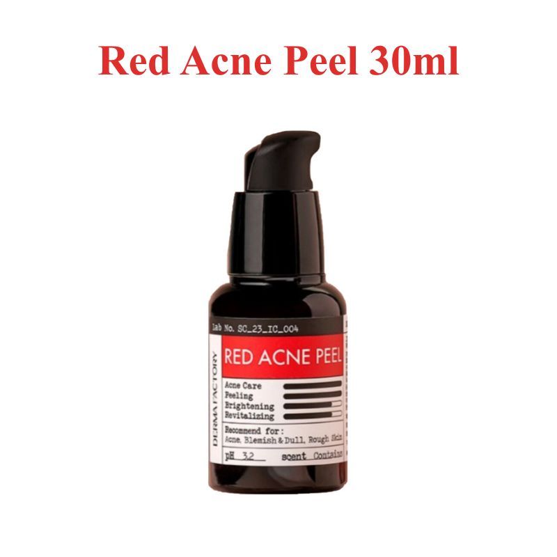 Tẩy da chết hóa học (AHA&BHA) Derma Factory Red Acne Peel 30ml
