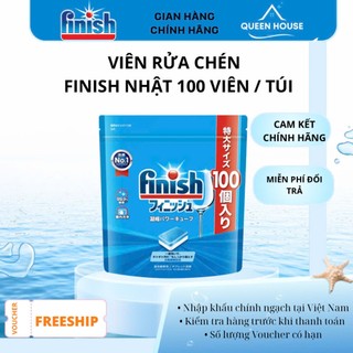  Viên rửa chén bát Finish Nhật không hương 150 viên  HÀNG CHÍNH HÃNG CÔNG TY  