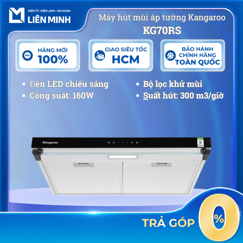 Máy Hút Mùi Áp Tường Kangaroo KG70RS [Giao Toàn Quốc]