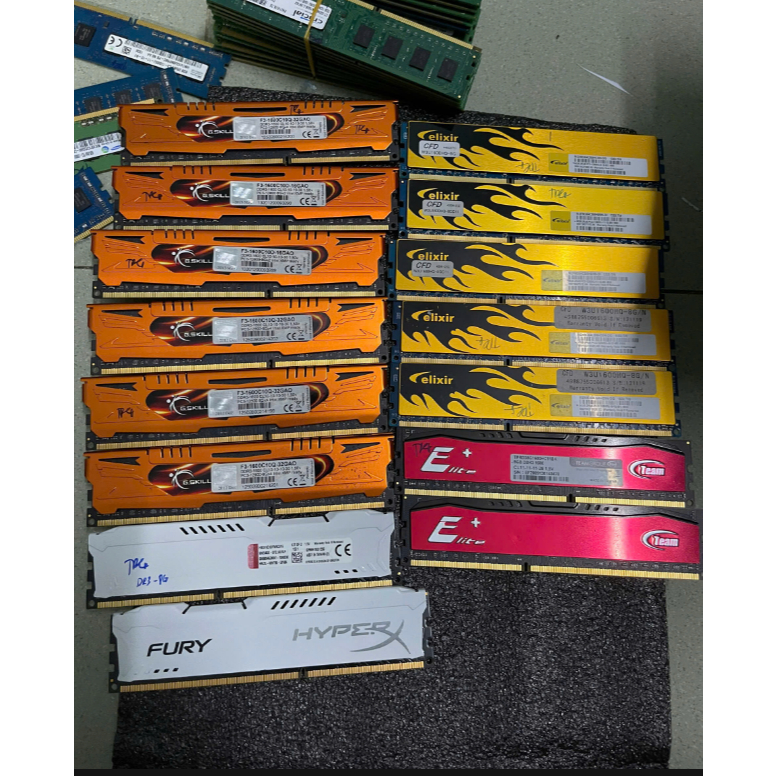 Ram Pc DDR3 16gb, 8gb bus 1600 đẹp 99% bảo hành 12 tháng( giao hãng ngẫu nhiên )