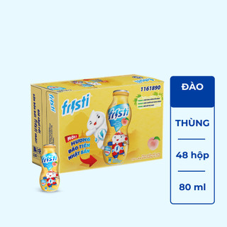 Thùng Fristi Hương Đào Tiên Nhật Bản 48x80ml