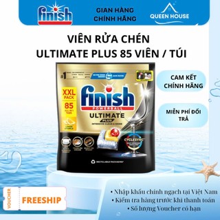  Viên rửa bát Finish Ultimate All in One Plus - 14+ tính năng rửa siêu sạch - 33viên và 85 viên 