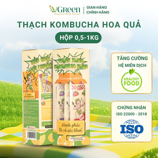   TẶNG TRÀ KOMBUCHA ĐƠN 149K  THẠCH KOMBUCHA HASU - Thạch kombucha hoa quả 