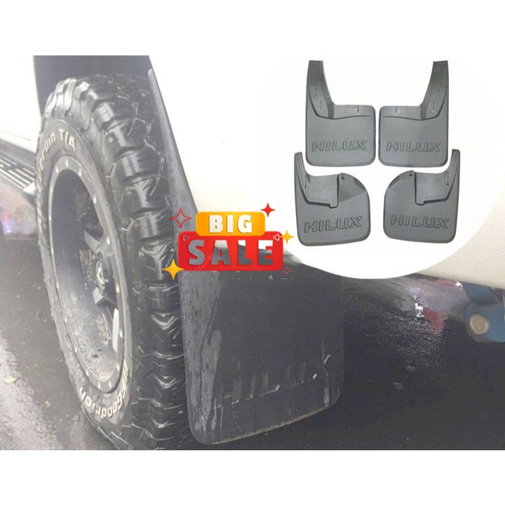 Chắn Bùn Hilux 2015 2016 2017 2018 2019 2020 2021 2022 2023 2024 2025 - Bộ 4 Chắn Bùn Toyota Hilux