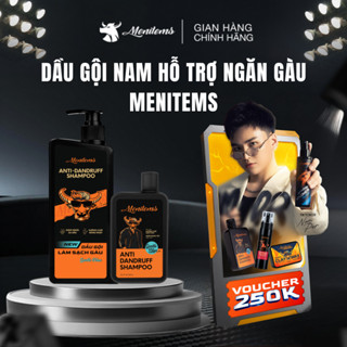  Dầu gội nam hỗ trợ ngăn gàu Menitems giúp giảm ngứa hết nhờn kích thích mọc tóc lưu hương nước hoa 