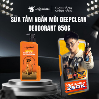  Sữa tắm nam DeepClean Menitems Sữa tắm hương nước hoa giúp ngăn ngừa mụn lưng giảm nhờn ngăn mùi 