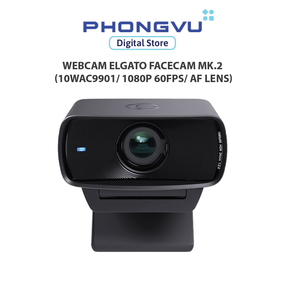 Thiết bị ghi hình/ Webcam Elgato Facecam MK.2 (10WAC9901/ 1080p 60fps/ AF Lens) - Bảo hành 24 tháng
