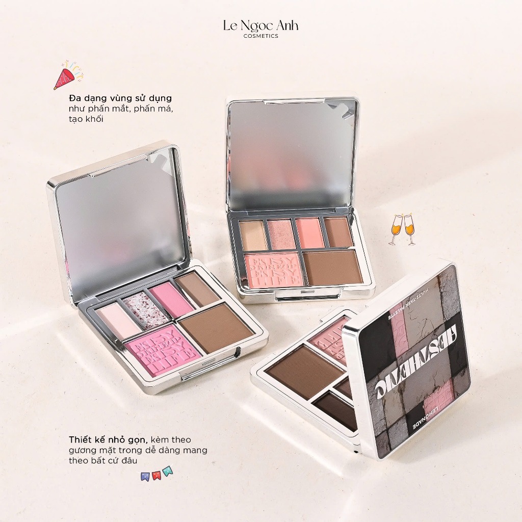 Bảng Phấn Mắt Lemonade Aesthetic Eyeshadow Palette