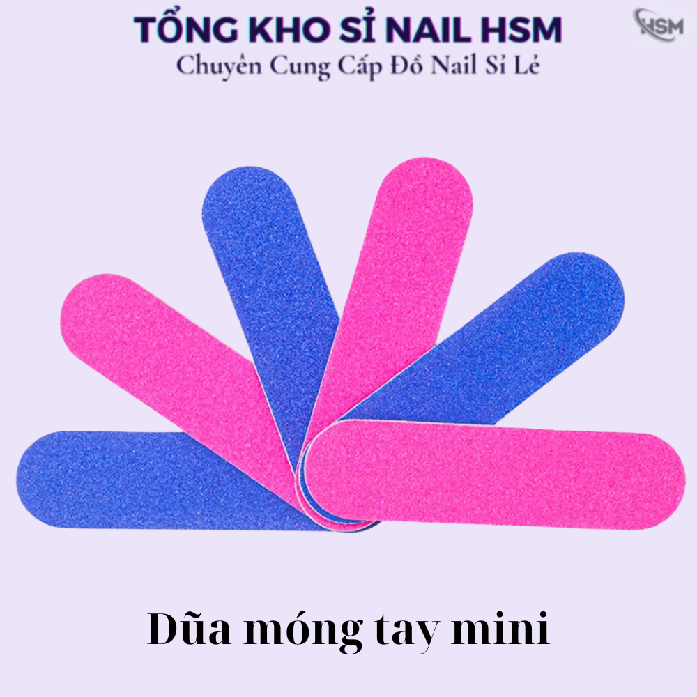 Dũa móng mini , dũa nailbox ( bán lẻ chiếc ) dũa mini làm móng nail