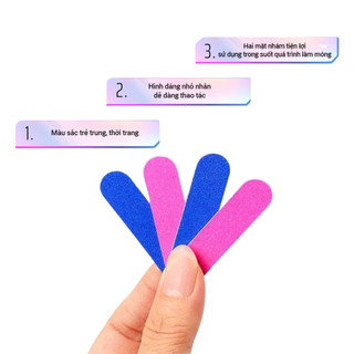 Dũa móng mini , dũa nailbox ( bán lẻ chiếc ) dũa mini làm móng nail