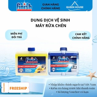  Dung dịch vệ sinh máy rửa chén bát Finish 250ml  HÀNG CHÍNH HÃNG CÔNG TY  
