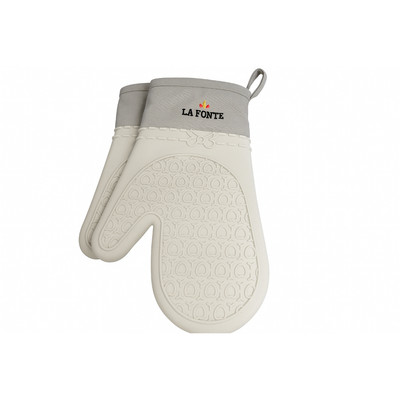 Găng Tay Nướng Bánh (1 cái), Silicone Chịu Nhiệt, Chống Trơn Trượt La Fonte - Màu Trắng