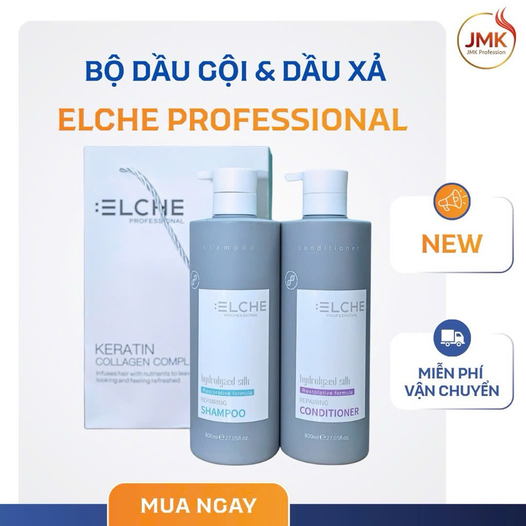Bộ gội xả dưỡng chất phục hồi ELCHE new