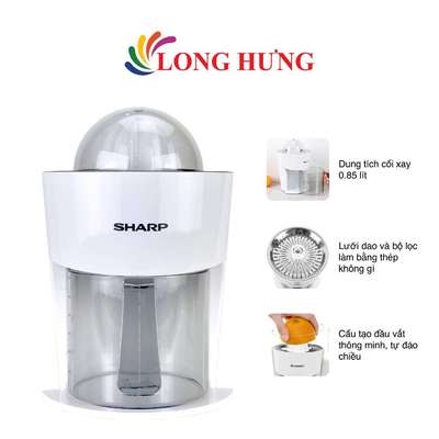 Máy vắt cam Sharp 0.85 lít EJ-J408-WH - Hàng chính hãng