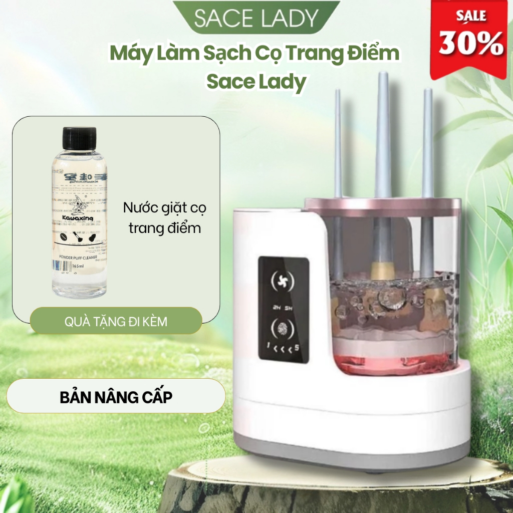 Máy Vệ Sinh Cọ Trang Điểm SACE LADY 2025