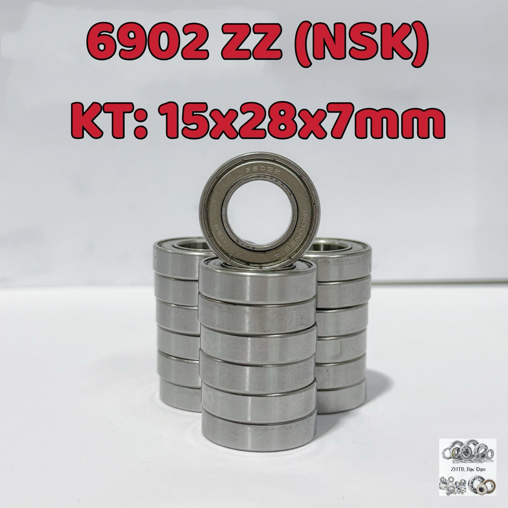 VÒNG BI (BẠC ĐẠN) 6902ZZ (NSK) HÀNG MỚI KHÔNG HỘP