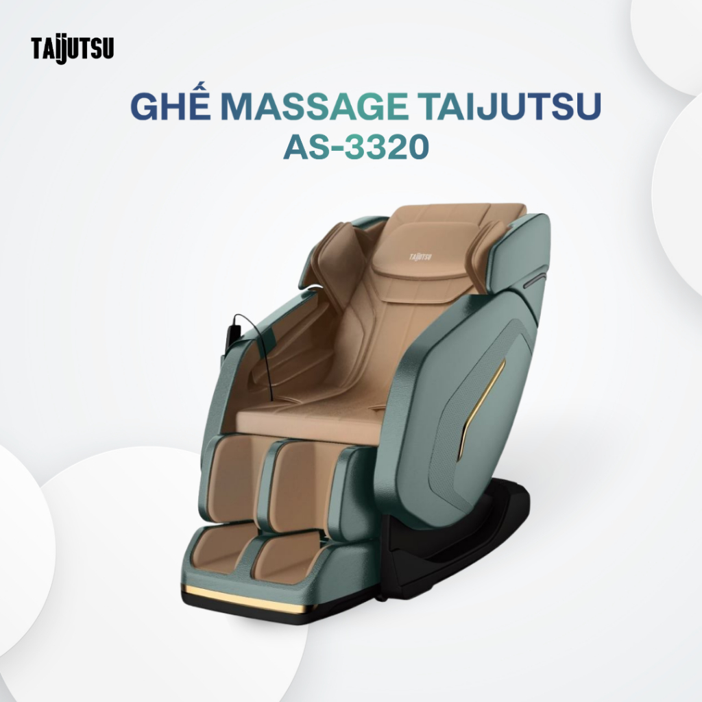 Ghế Massage Toàn Thân TAIJUTSU AS-3320 – Công nghệ Nhật Bản