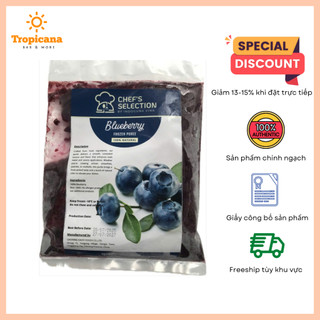 Blueberry Frozen Puree (Puree Việt quất đông lạnh) - 500G