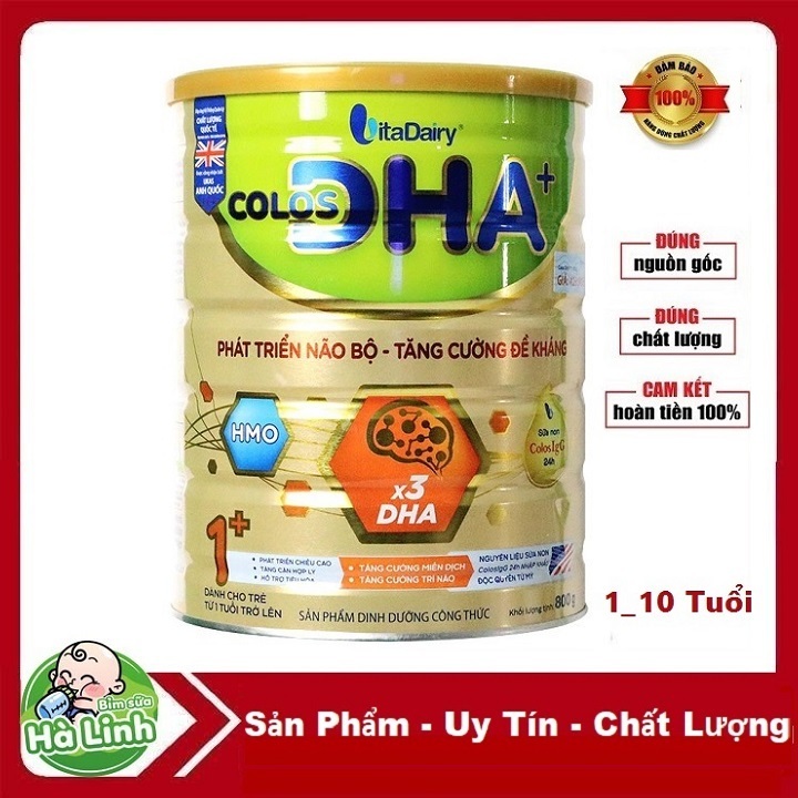 Sữa bột Colos DHA 1+ 800G [Date mới nhất]