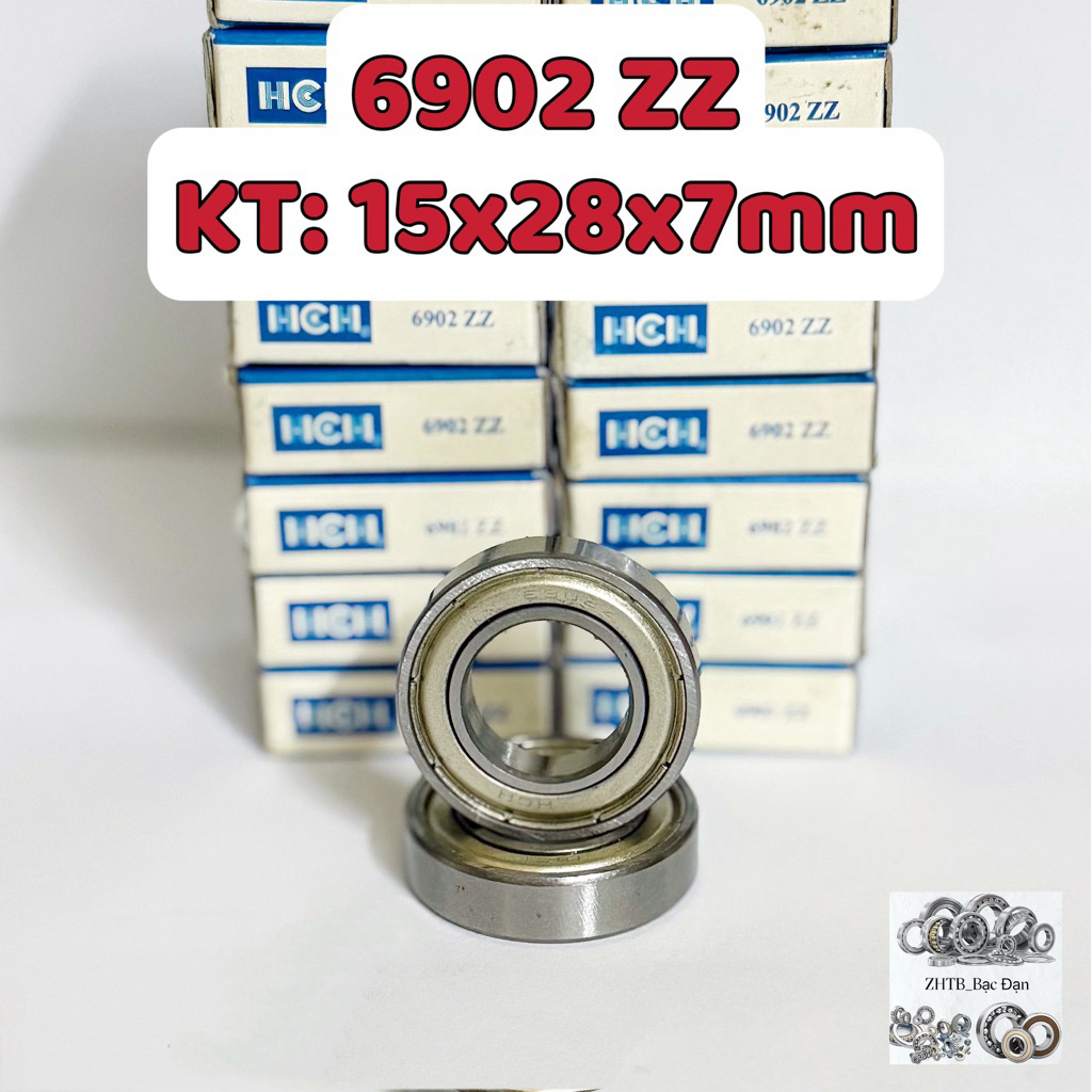 VÒNG BI (BẠC ĐẠN) 6902ZZ HÀNG MỚI HCH