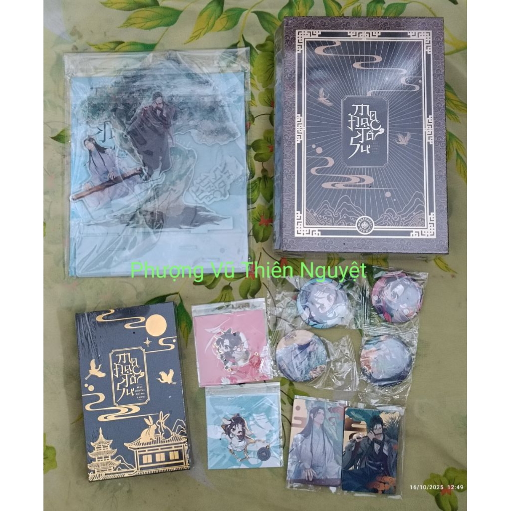 bookmark- combo set E y hình ma đạo tổ sư toàn tập full phụ kiện, ma đạo tổ sư