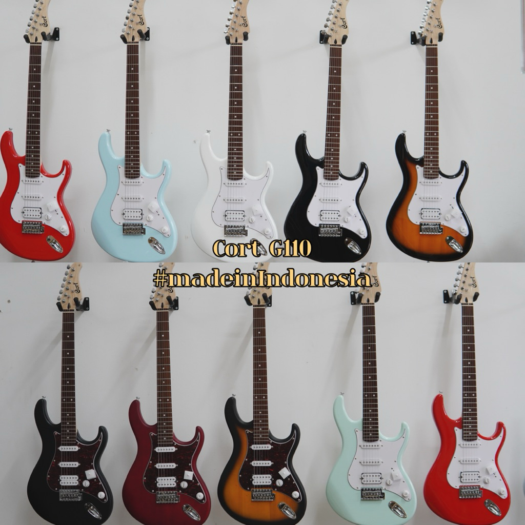 Cort G110 HSS guitar điện sản xuất tại Indonesia