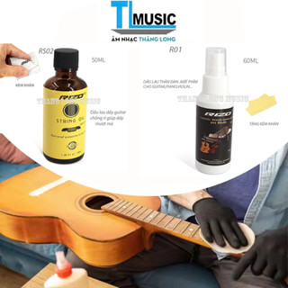 Dầu lau dây đàn guitar I vệ sinh dây đàn bóng mượt + Tặng Kèm khăn lau đàn