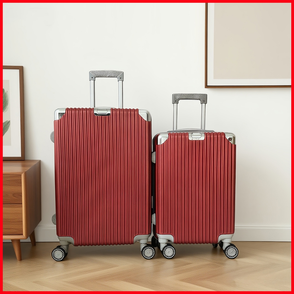 Vali du lịch cao cấp Size 20/24/28 -Nhựa ABS Bo góc kim loại chống va đập siêu rẻ-fh05/06/2294