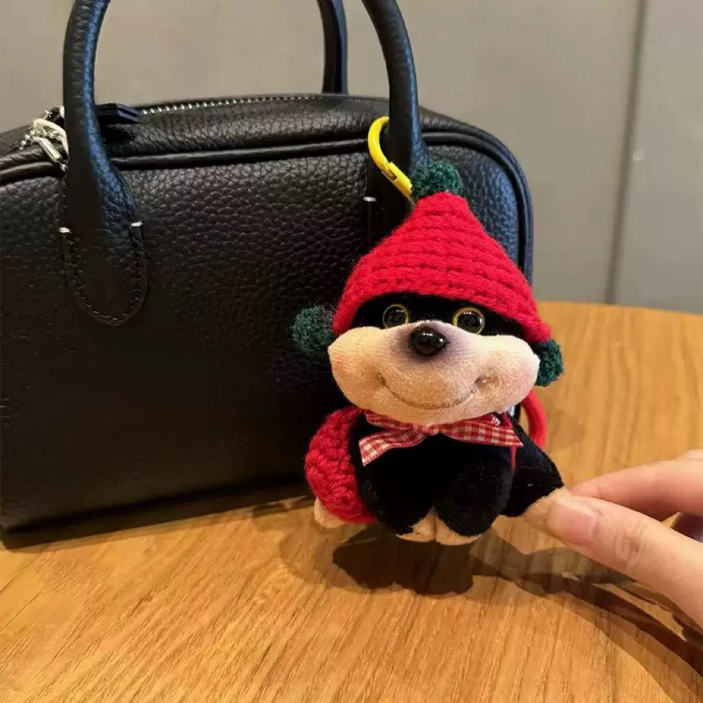 [ Có Sẵn ] Móc Khoá Chú Cún Ong Đốt Cute, Phụ Kiện Trang Trí Oto, Cún Ong Đốt Trang Trí Oto