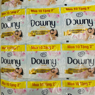 [Dây 10 gói] Nước xả vải Downy nhiều màu