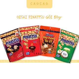 3 gói Đậu phộng Oishi Pinattsu 80gr - Giòn tan, ngon khó cưỡng - Cào Cào Foods