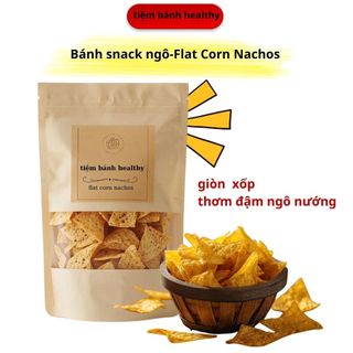 Nachos Chip Phô Mai Healthy | Snack ăn kiêng ít calo | Giòn tan – Tự nhiên –  ( túi 400gr)