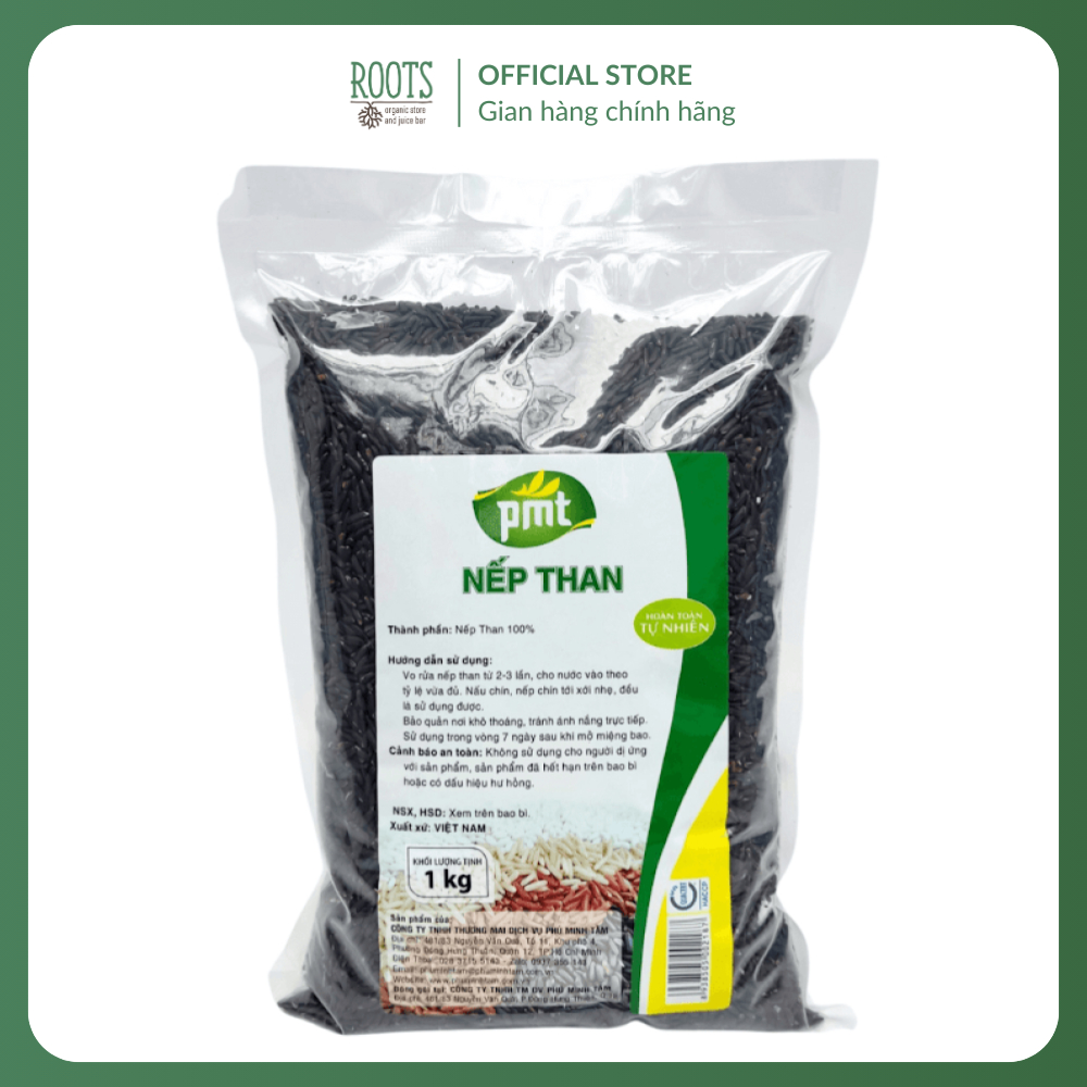 (Ship hỏa tốc) PMT - Nếp Than, Black Glutinous Rice (1kg)