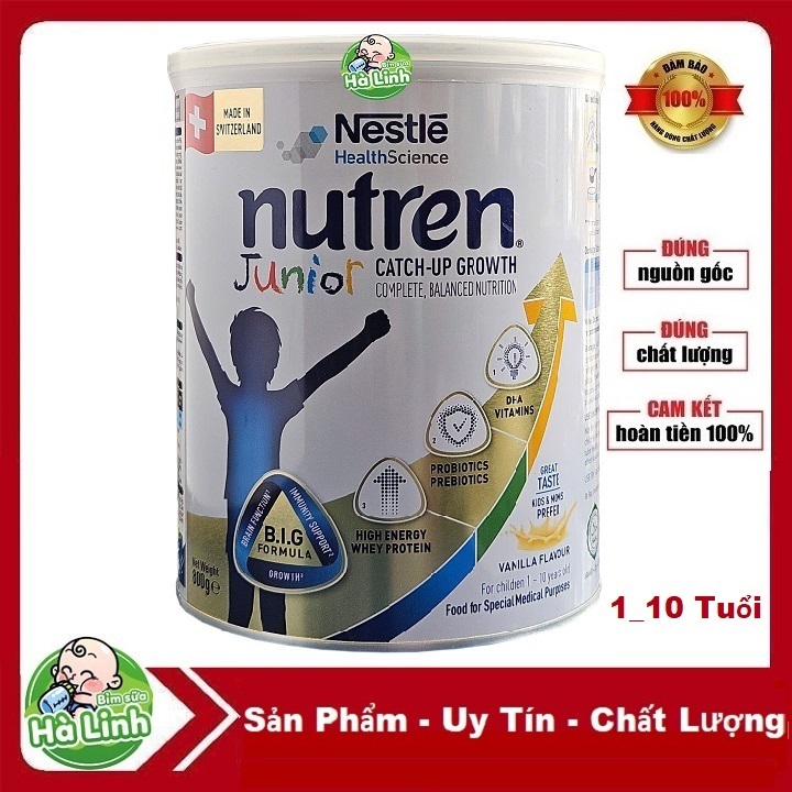 Sữa Nutren Junior 800g mẫu mới (Date 2027)