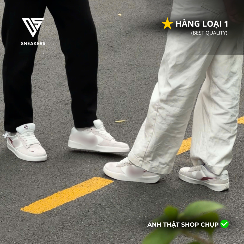 [Dssneakers] Giày sneaker nam nữ 58 đỏ mận bản cao cấp (Ảnh thật)