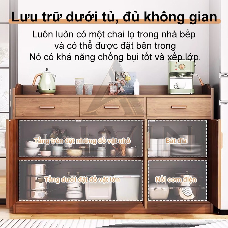 ALVIN Tủ đựng đồ đa năngGỗ thân thiện với môi trường đạt chuẩn E0 sức chứa cực lớn tải trọng 150KG | BigBuy360 - bigbuy360.vn