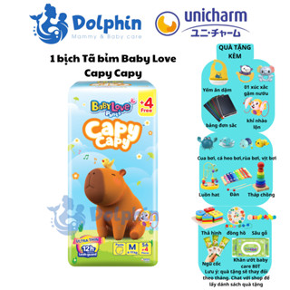  1 bịch tã bỉm Baby Love Capy Capy siêu mỏng thoáng khí 
