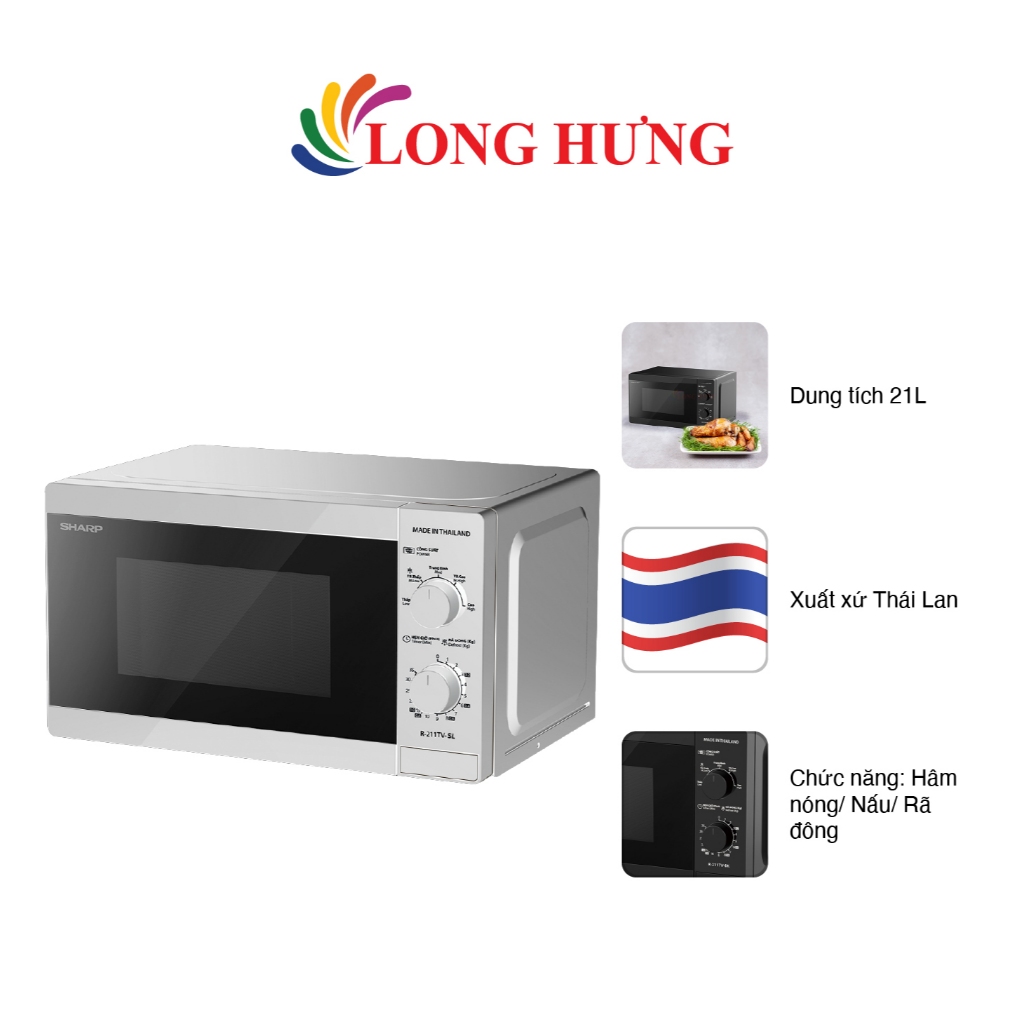 Lò vi sóng Sharp 21 lít R-211TV - Hàng chính hãng