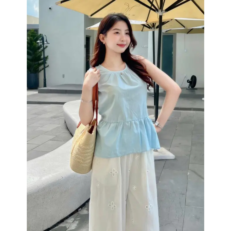 Áo Babydoll Sát Nách Nữ Dáng Xòe Dễ Thương, Thoáng Mát, Tôn Dáng Tự Nhiên | BigBuy360 - bigbuy360.vn