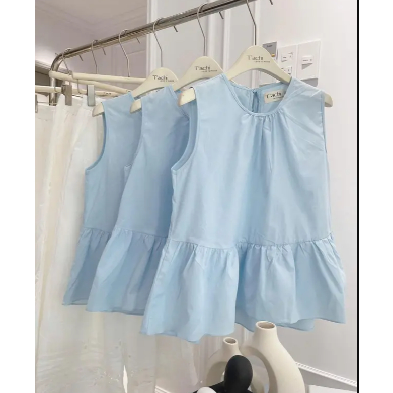 Áo Babydoll Sát Nách Nữ Dáng Xòe Dễ Thương, Thoáng Mát, Tôn Dáng Tự Nhiên | BigBuy360 - bigbuy360.vn