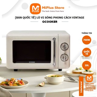  Lò vi sóng cổ điển Xiaomi Qcooker CR-WB2301 phong cách vintage retro dung tích 23L 800W hàng chính hãng 