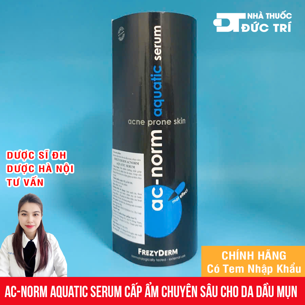 Frezyderm AC-Norm Aquatic Serum - Tinh chất cấp ẩm cho da dầu, da mụn 50ml Chính hãng công ty.