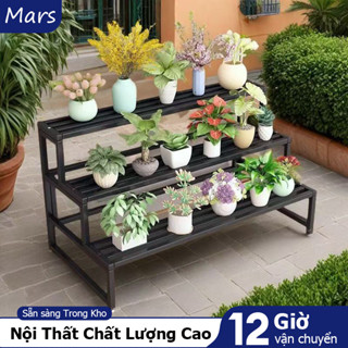  Kệ cây cảnh giá đỡ chậu cây nhiều tầng Sắt Kệ để chậu Lớp phủ bột thép cacbon Kệ để chậu hoa Bonsai 