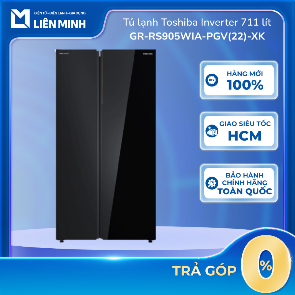 GR-RS905WIA-PGV(22)-XK - Tủ Lạnh TOSHIBA Inverter 711L [SHIP 0Đ HCM]