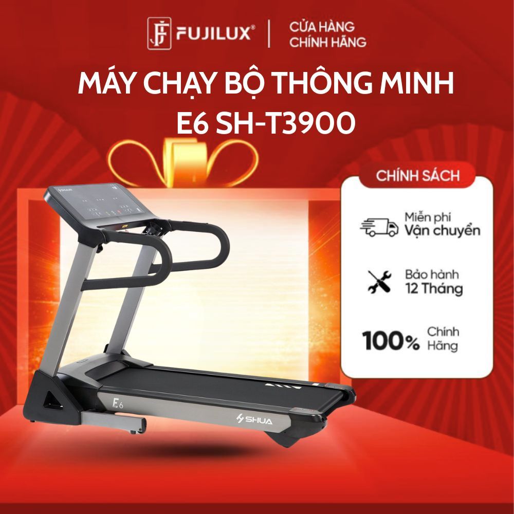 Máy Chạy Bộ Thông Minh SHUA E6 SH-T3900/T3900A An Toàn Tại Nhà Bền Bỉ Nâng Cao Sức Khỏe Fujilux