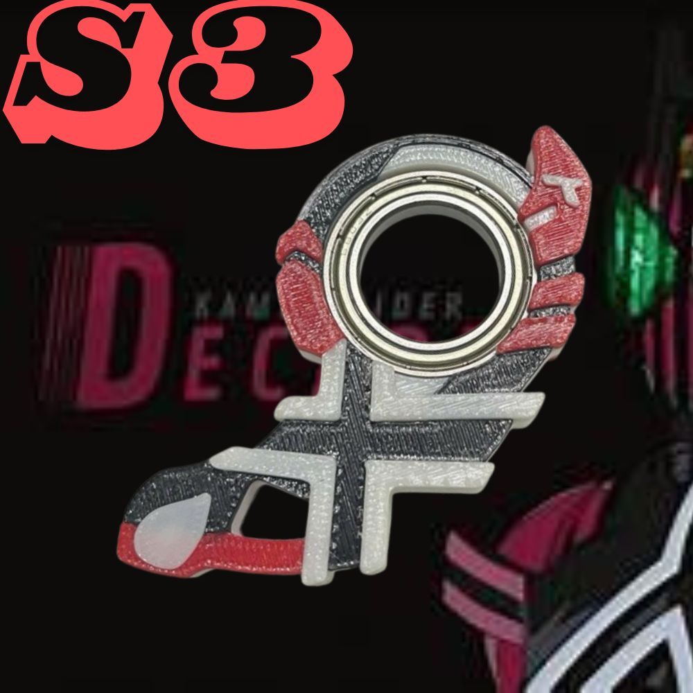 [S3 DECADE] Keyrambit Kamen Rider DECADE - Móc khóa xoay keyrambit xả stress - chất liệu cao cấp