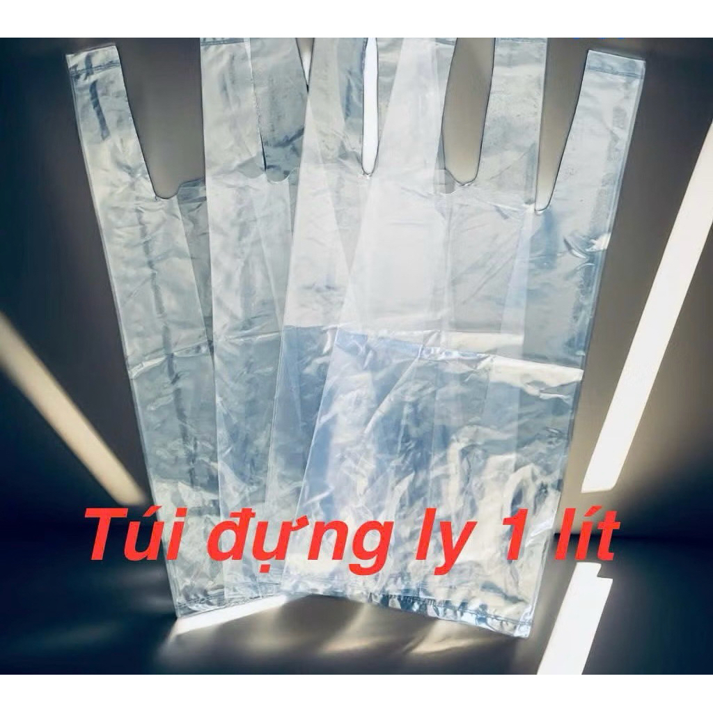 Combo 3Kg túi đựng ly 1 lít( size 15x36 đựng ly trà tắc , nước mía)